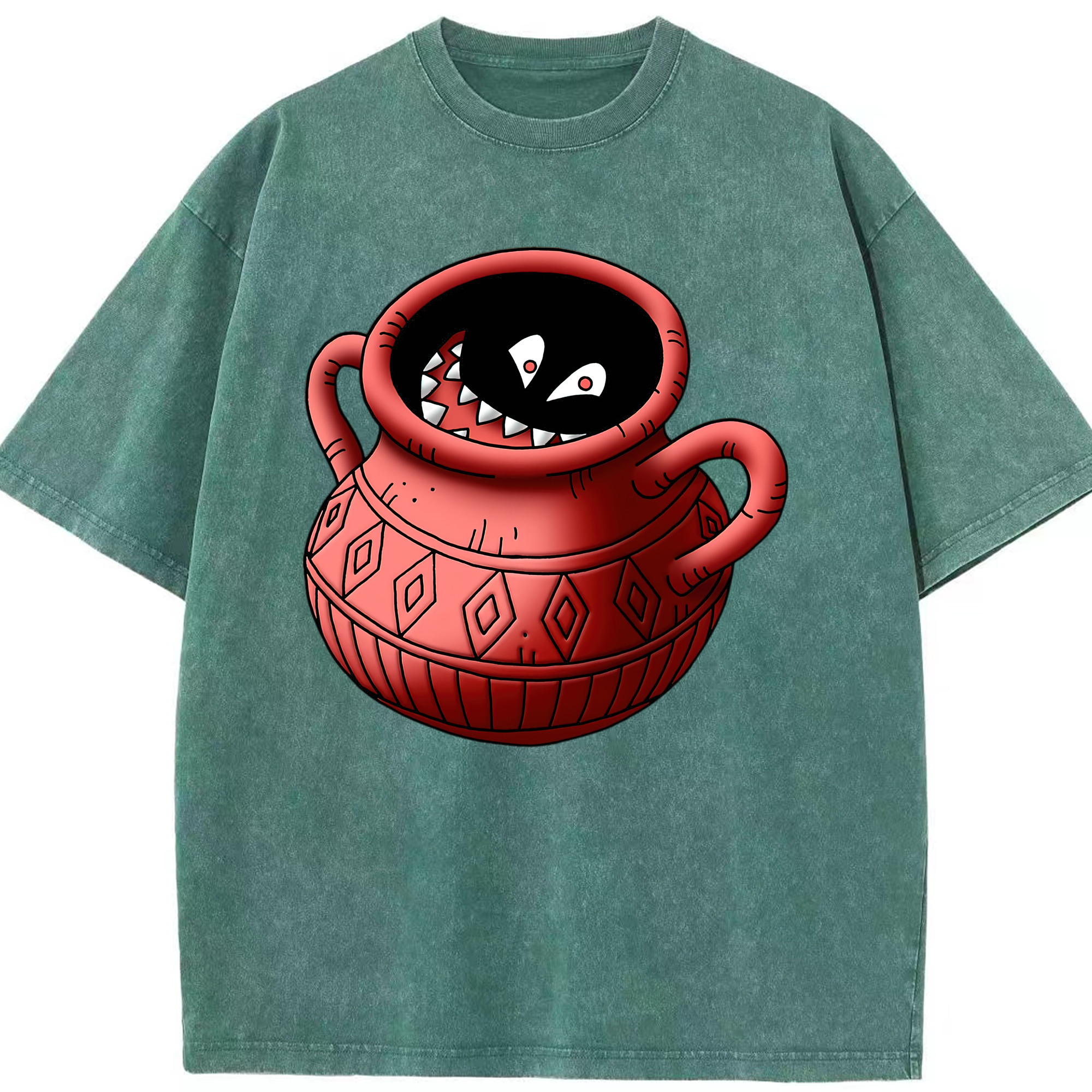 （画像用） ドラゴンクエスト Doragon Kuesuto Dragon Quest 綿100% ヴィンテージ風 半袖Tシャツ（フロントプリント）